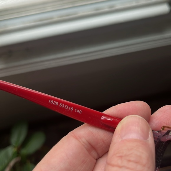 Red tortoise eye glasses never worn sale eye wear - Picture 9 of 10